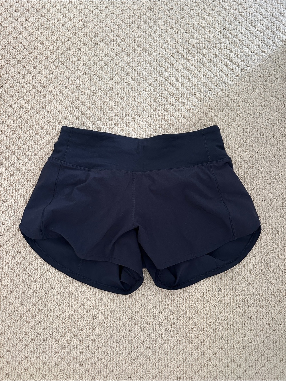 Lulu Lemon Womens Black Athletic Shorts
